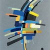 Sulfuratus - Peinture abstraite acrylique sur papier par Henry Bartonnier