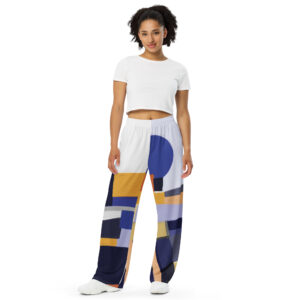 Pantalon large all over unisexe