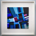 48-8 par Henry Bartonnier. Peinture acrylique abstraite sur carton entoilé 20x20cm
